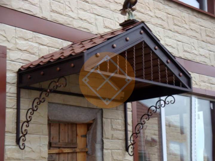 козырек из металлочерепицы