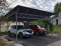 автомобильный навес из профлиста