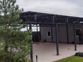 односкатный навес для дачи