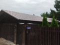 большой двускатный навес для загородного участка