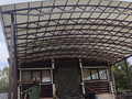 металлический арочный навес